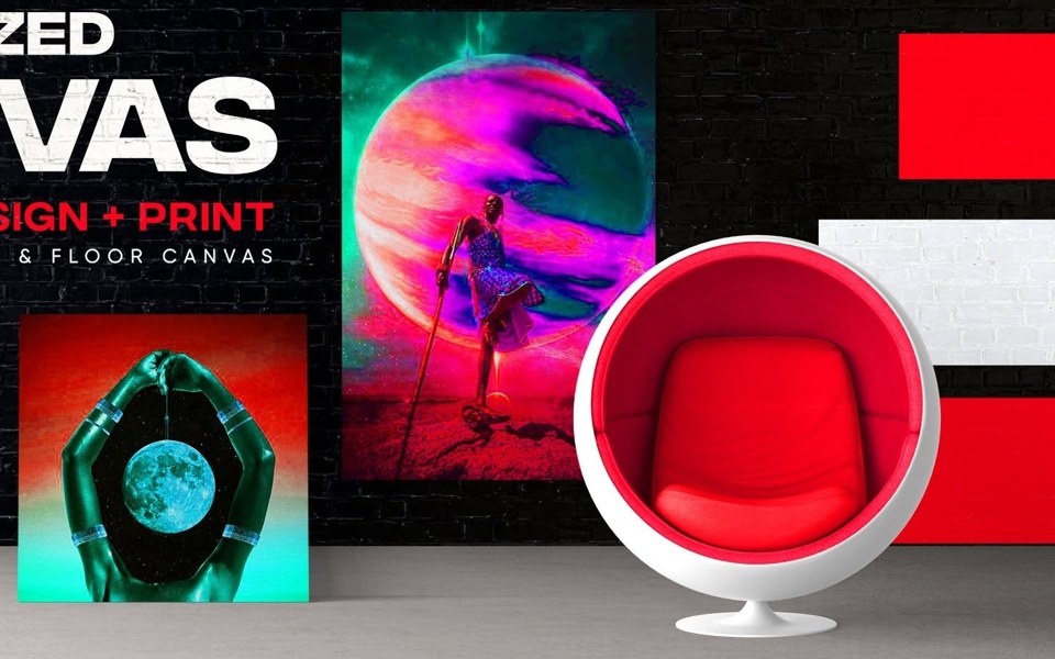 Customized canvas prints — wall and floor canvas